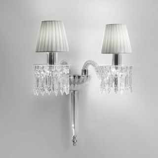 Italamp / Wall Sconces / 2-Light with Crystal and Glass Egle 462/AP2
