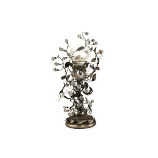 Mechini / Table Lamp / Bohemian Crystal & Crystal Round Lampshades F319/1