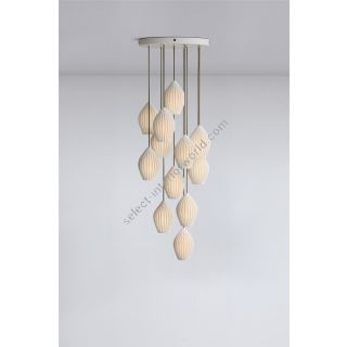 Original BTC / Pendants & Suspension Lights / Fin Grouping of 12
