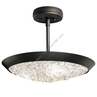 Fine Art Handcrafted Lighting / Semi-Flush Mounts / Arctic Halo 20″ Round 880040