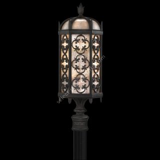 Fine Art Handcrafted Lighting / Outdoor Post Mount / Costa del Sol 29″ 541480