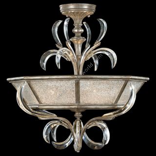 Fine Art Handcrafted Lighting / Semi-Flush Mount / Beveled Arcs 26″ Round 704340 767740