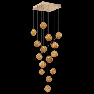 Fine Art Handcrafted Lighting / Pendant Lights / Vesta 19″ Square 866840