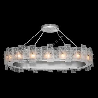 Fine Art Handcrafted Lighting / Pendant Lights / Lunea 44″ Oblong 910540