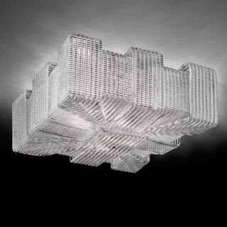 Glass & Glass Murano / Semi-Flush Mounts / Overlap 2 ART. 1305/P