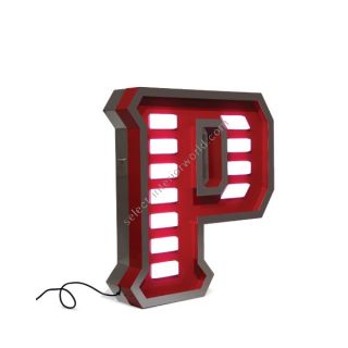 DelightFULL / Floor or Wall Lamps / Light Letter P | Graphic Letters "P"