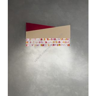 Euroluce Lampadari / Wall Sconces / Horizon lux 30 AP Red