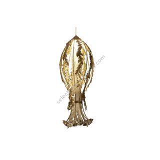 Mechini / Chandeliers / Wrought Iron with Clear Bohemian Crystal L-Giglio/1