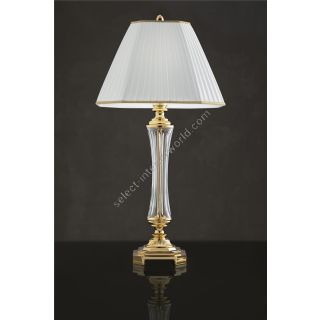 Italian Luxury Lighting / Table Lamps / Gold with Lampshade LF1001