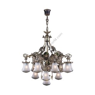 Mariner / Chandeliers / Casted Bronze & Venetian glass 20117.0