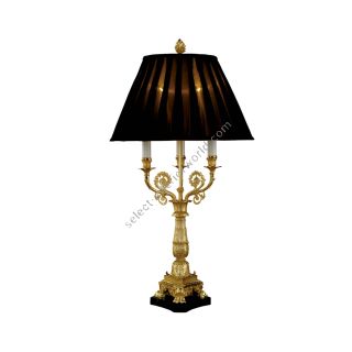 Mariner / Table Lamps / Casted Bronze & Wood 19455.0