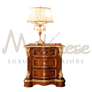 Modenese Luxury Interiors / Night Tables / Exquisite 3-Drawers 13206