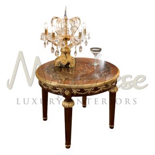 Modenese Luxury Interiors / Side Tables / Inlaid Round 14668