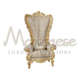 Modenese Luxury Interiors / Armchair / Royal Throne 15508