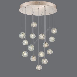 Fine Art Handcrafted Lighting / Natural Inspirations 21″ Round Pendant 853140-106L 206L