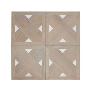 Bassano Parquet / Oak and Carrara marble parquet / The geometries - Patterns Pattern Oak Carrara Marble