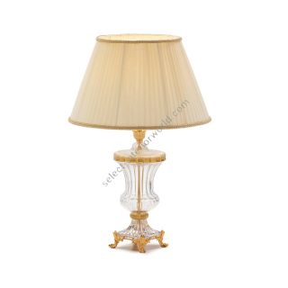 Mariner / Table Lamps / Casted Bronze & Italian hand cut Crystal 20306.0