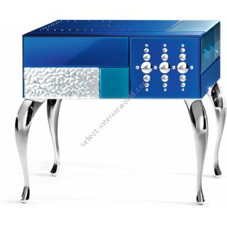 Arte Veneziana / Nightstands & Bedside Tables / Triton Contemporary FNS-LDC-103-GM7031