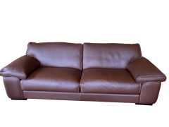Roche Bobois ASCOT Leather 3-Seat Sofa | In Stock