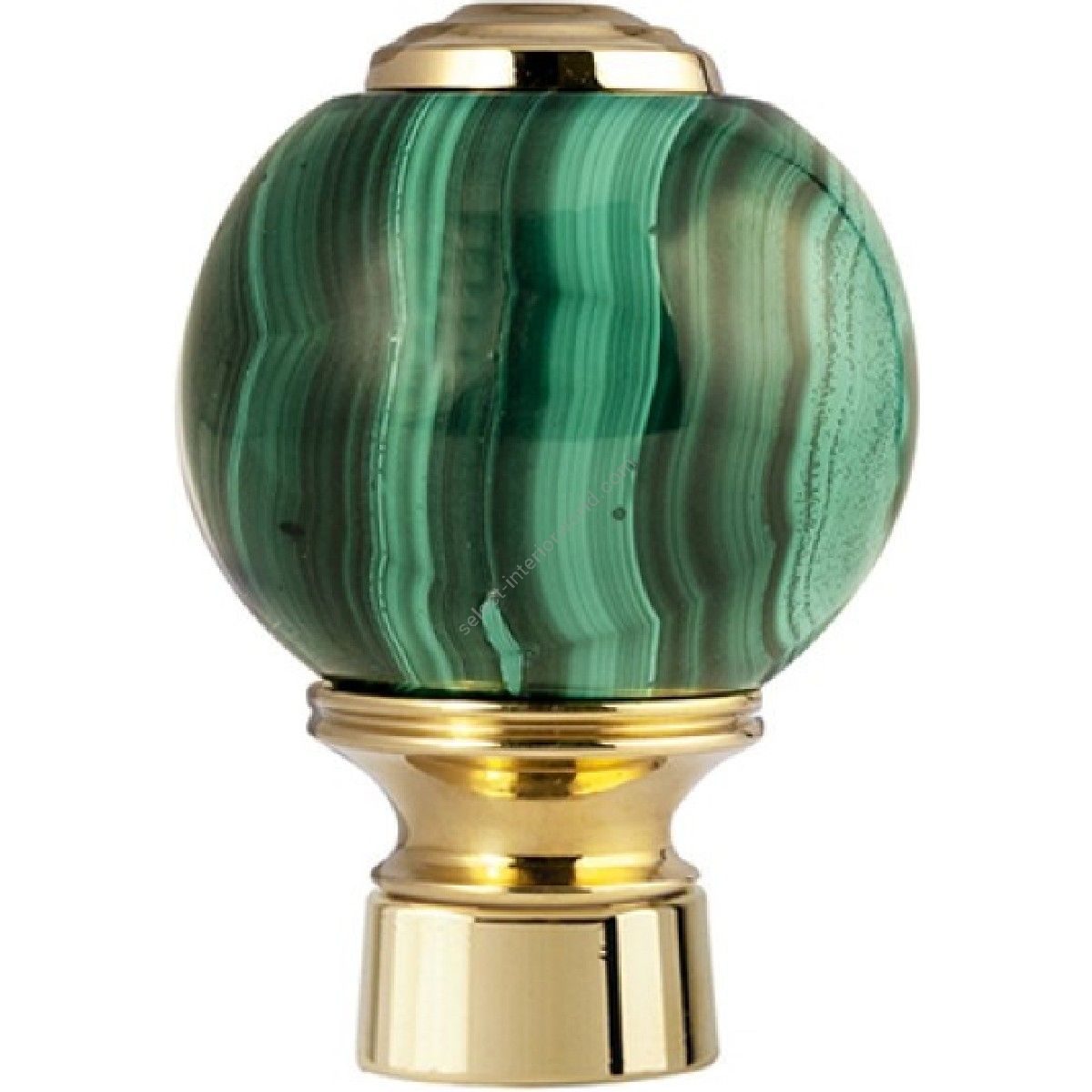 Bronces Mestre / Knobs for Shower Systems / Knob for shower system with malachite stone 037145.ML0.00