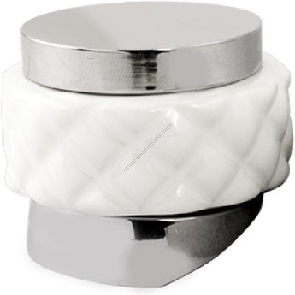 Bronces Mestre / Knobs for Shower Systems / Monolever handle kit for shower system with white porcelain 065547.000.50