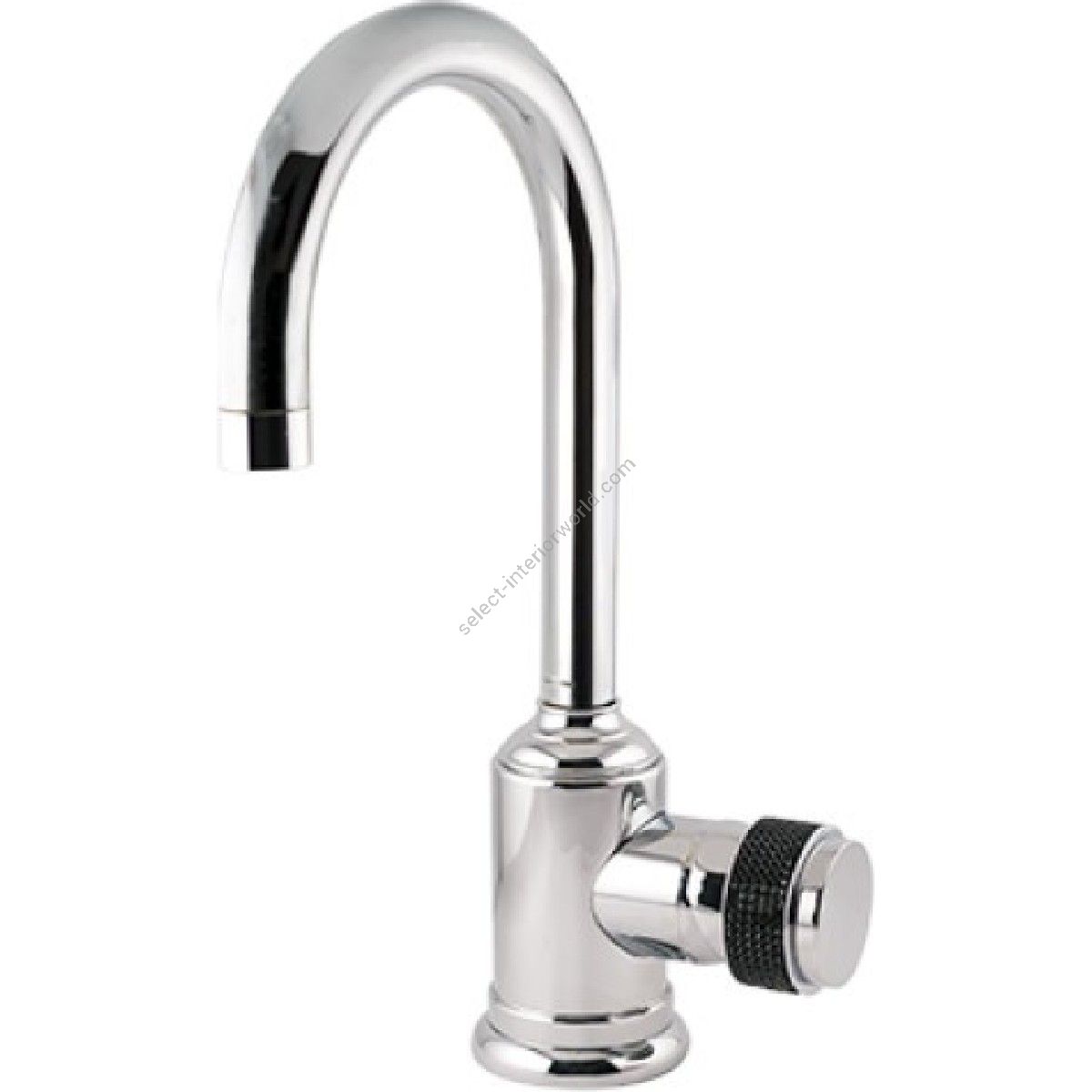 Bronces Mestre / Washbasin Fittings / Single lever basin mixer with knob black Swarovski Crystal Meh 071403.HN0.50