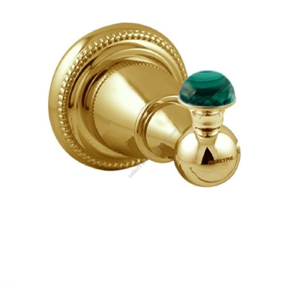 Bronces Mestre / Robe Hooks / Glam Precious with malachite stone 073875.ML0.01