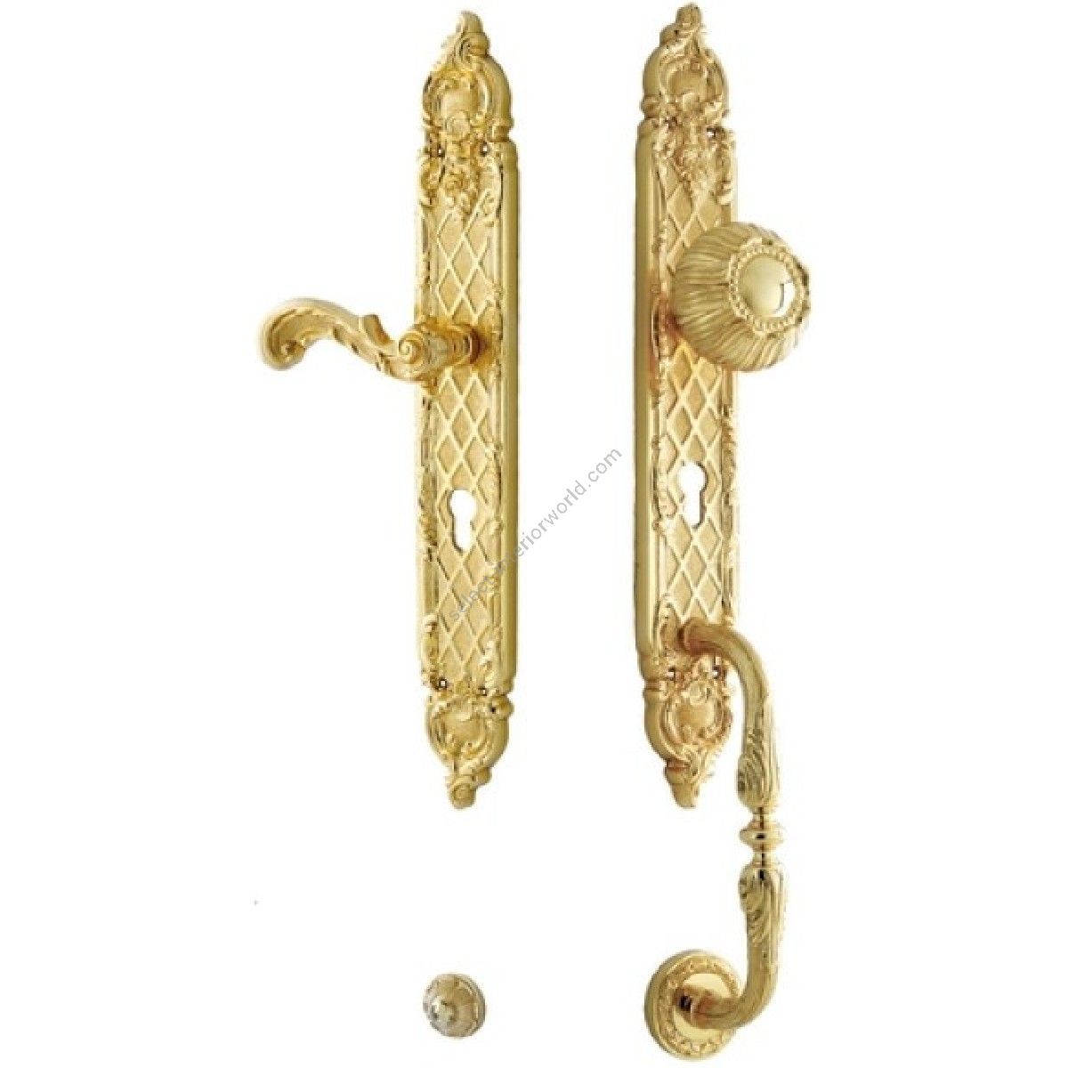 Bronces Mestre / Door Handles / Clasica set with keyhole europrofile 85mm left 0J1609.Z85.01