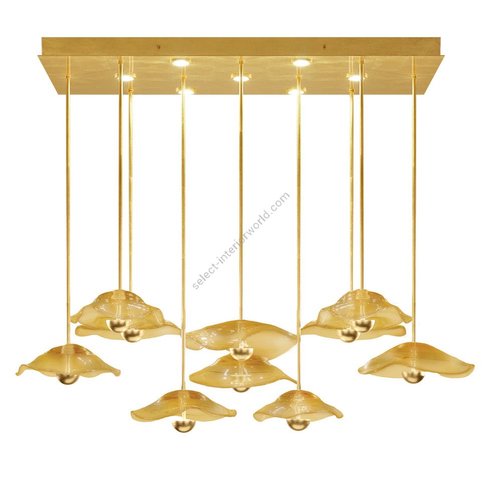 Fine Art Handcrafted Lighting / Pendants & Suspension Lights / EMBARK 61.75"W Rectangular