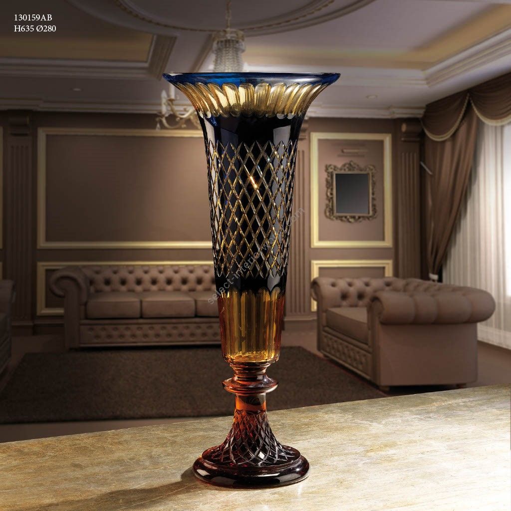 Italian Luxury Lighting / Vases / Crystal Vase 64 cm 130159AB