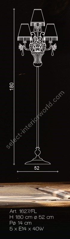 Il Paralume Marina / Floor Lamps / Classic / 1627/FL