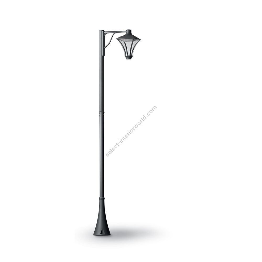 Morphis 3 | 29W - Lamp Post with Short Arm & Single Lantern hanging down