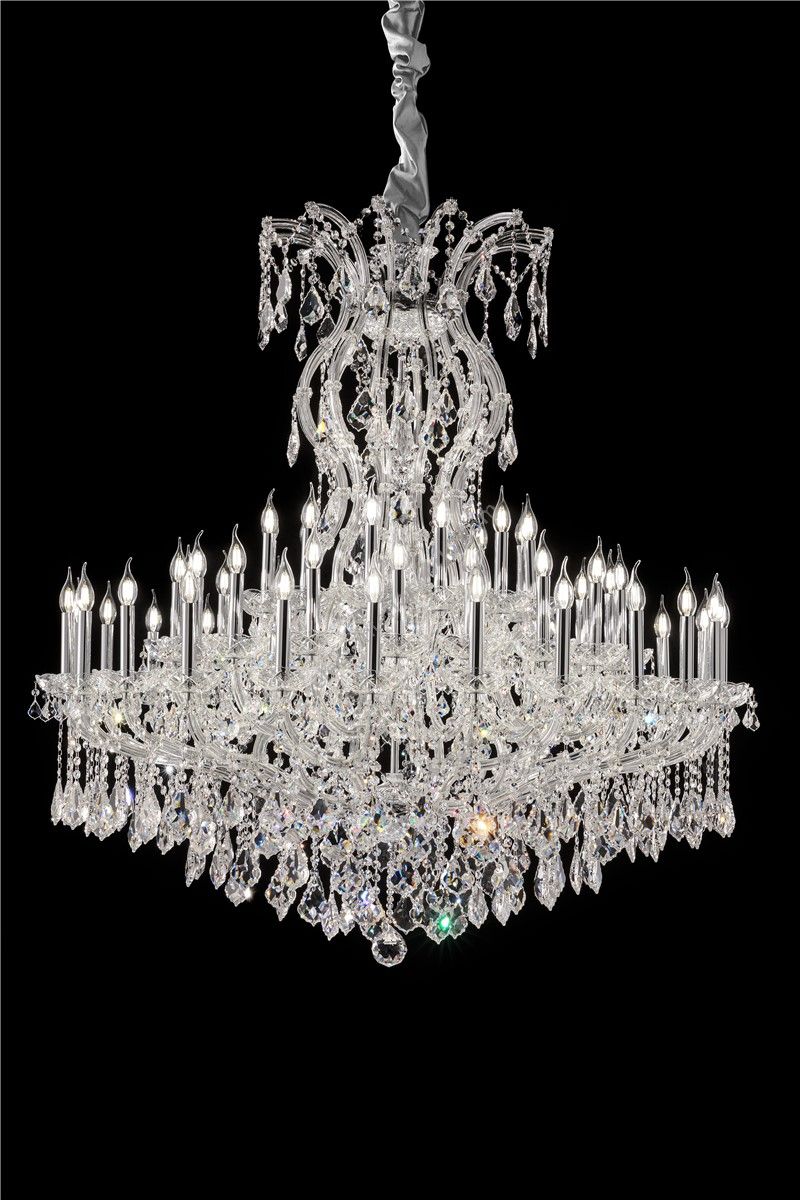Italian Luxury Lighting / Chandeliers / Maria Theresa White 54 Lights 1940 054