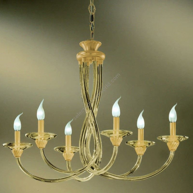 Patrizia Volpato / Chandeliers / Intrecci Handcrafted Murano Glass 2030-6