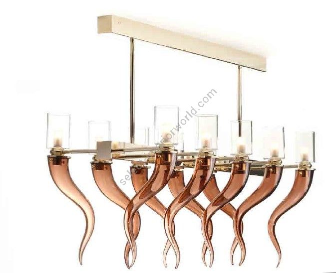 Il Paralume Marina / Pendants & Suspension Lights / 2049/RETT10/LU/CAFFE