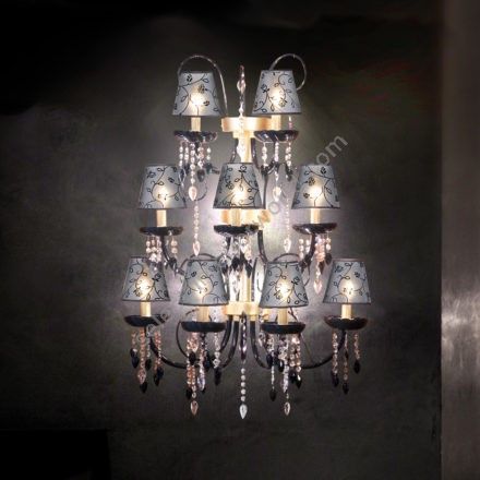 Patrizia Volpato / Wall Sconces / Intrecci Handcrafted Murano Glass Swarovski PV-2085-APP-5-7-9
