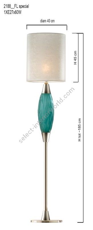 Il Paralume Marina / Floor Lamps / 2188/FL/VE