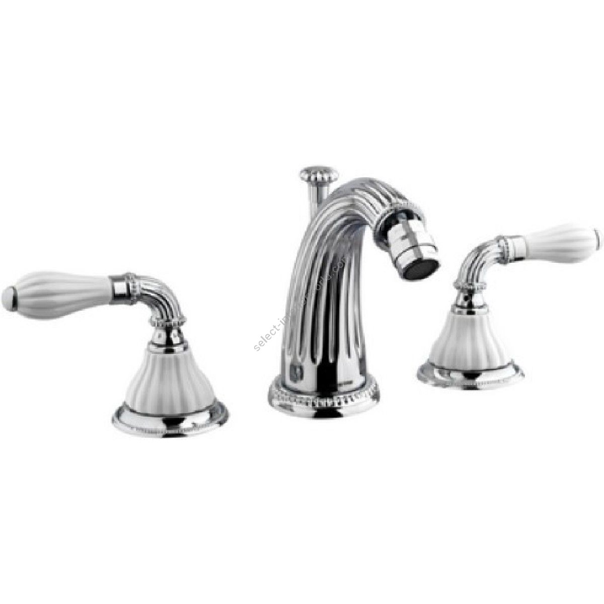 Bronces Mestre / Bidet Fittings / Three holes bidet set with porcelain 233521.0000.50