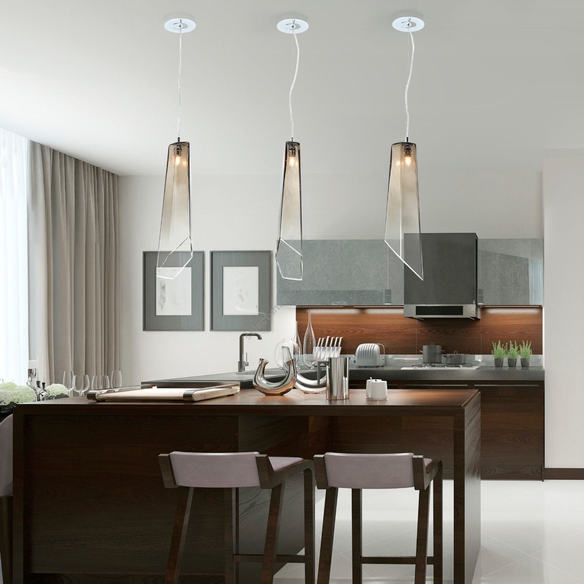 Patrizia Volpato / Pendants & Suspension Lights / Crypto Handcrafted Murano Glass 292-S1