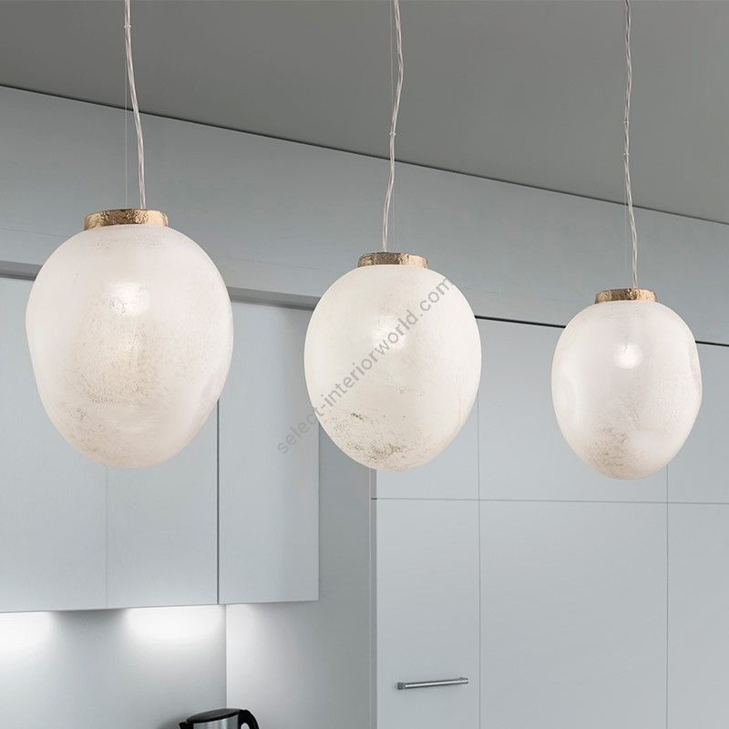 Patrizia Volpato / Pendants & Suspension Lights / Stone Handcrafted Murano Glass 7801-S