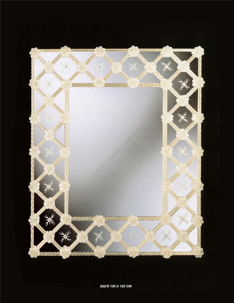Italian Luxury Lighting / Wall Mirrors / Elegant Venetian Glass Murano Glass 822S