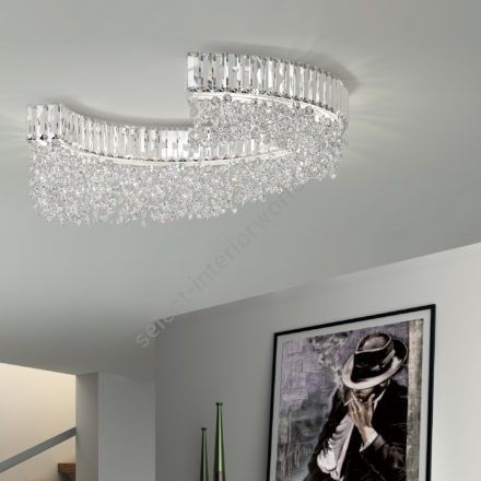 Patrizia Volpato / Chandeliers / Diadema Handcrafted Swarovski Crystal 24 Karat Gold PV-9260-PL