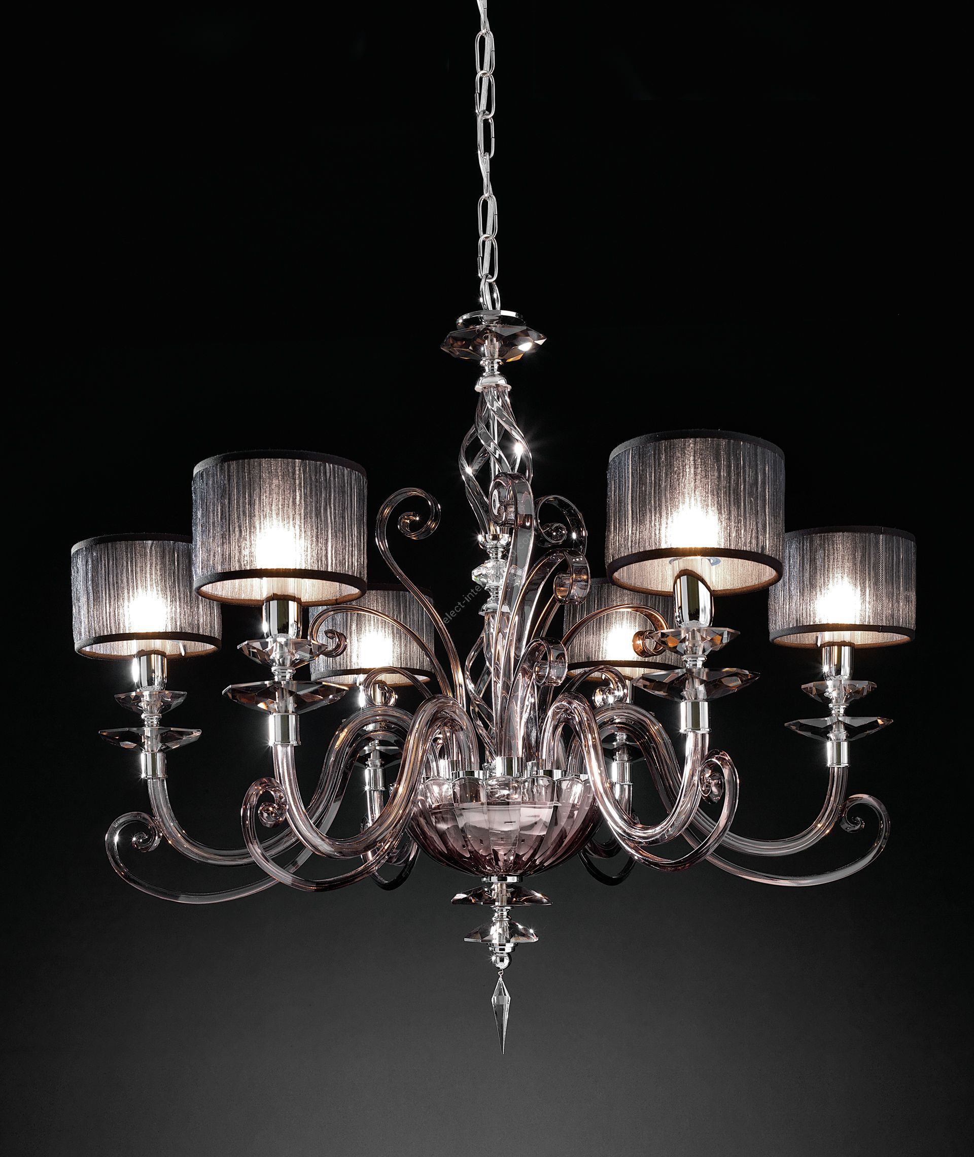 Euroluce Lampadari / Chandeliers / Alicante Fumè L6 Shade