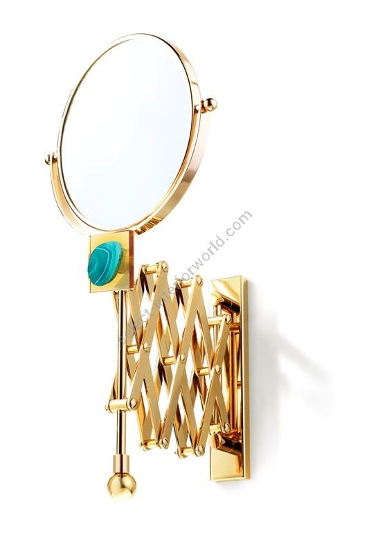 Il Paralume Marina / Retractable wall mirrors / BA583/ORO24K/VE/Wall