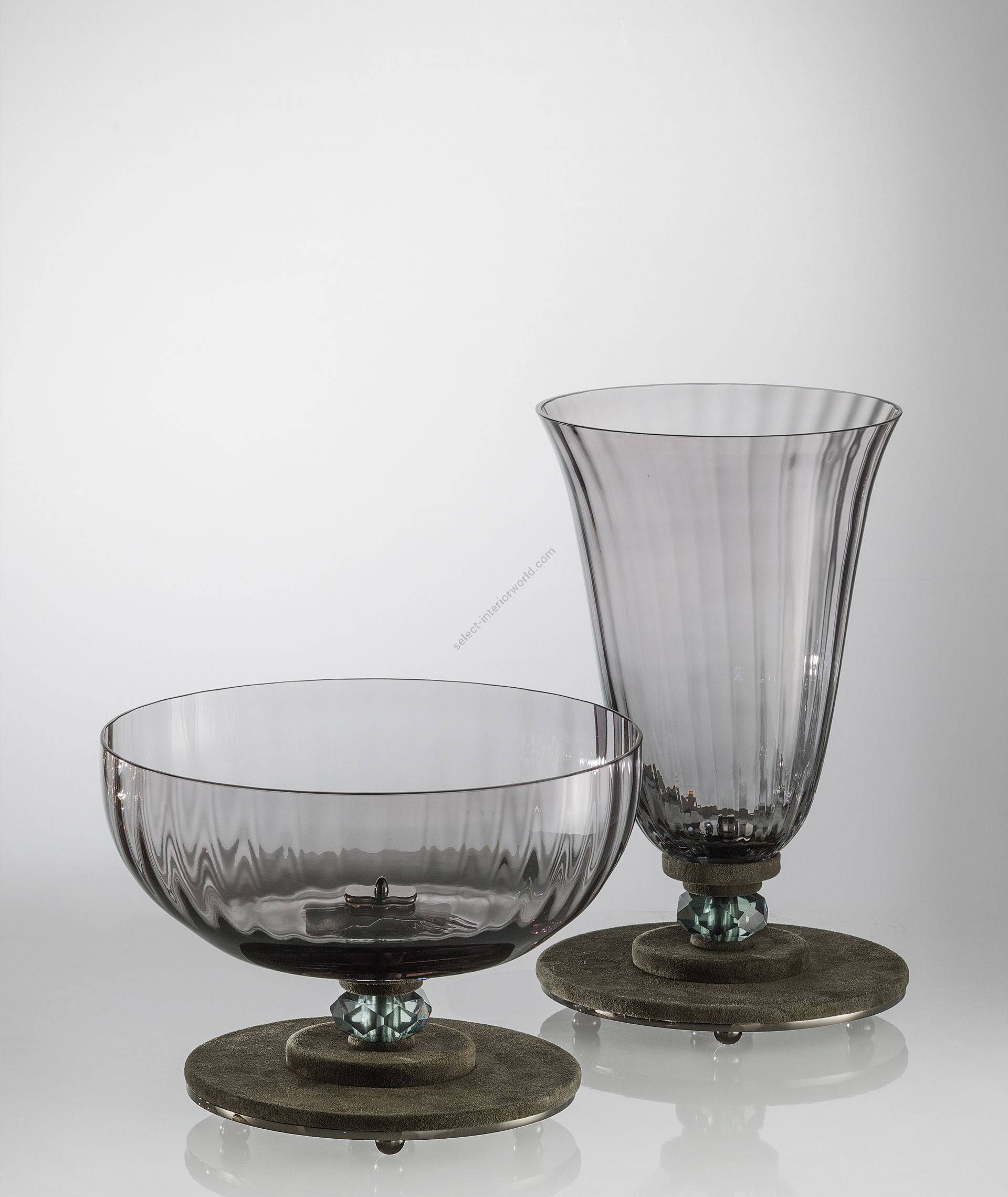 Euroluce Lampadari / Vases / Dahlia Vase + CT Fumè