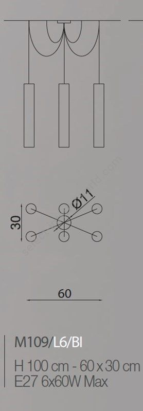 Il Paralume Marina / Chandeliers / IL-M109/L6