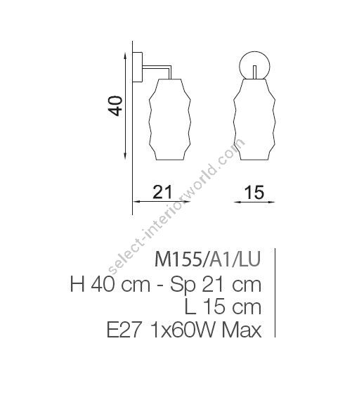 Il Paralume Marina / Wall Sconces / IL-M155/A1