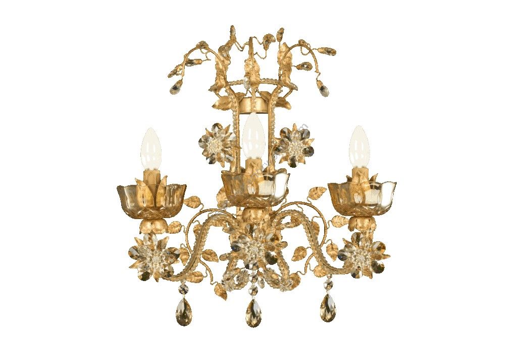 Mechini / Wall Lights / Clear and Coloured Bohemian Crystal A106/3