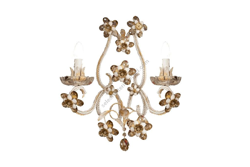 Mechini / Wall Lights / Coloured Bohemian Crystal A295/2