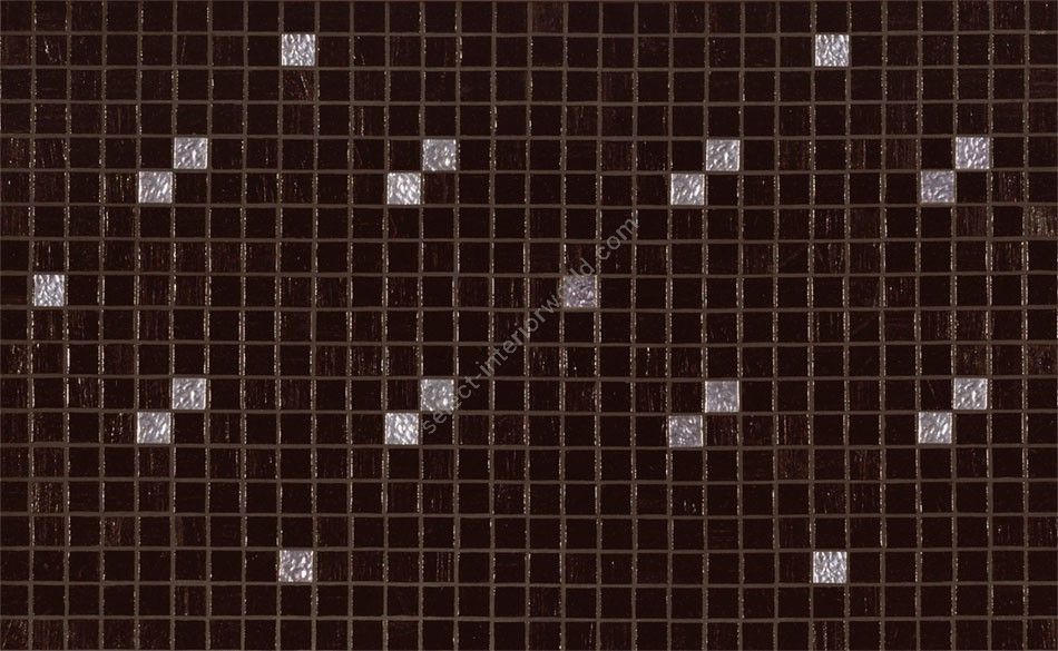 Bisazza / Mosaico - Decorations / Diagonale Nero Oro (Luxe)